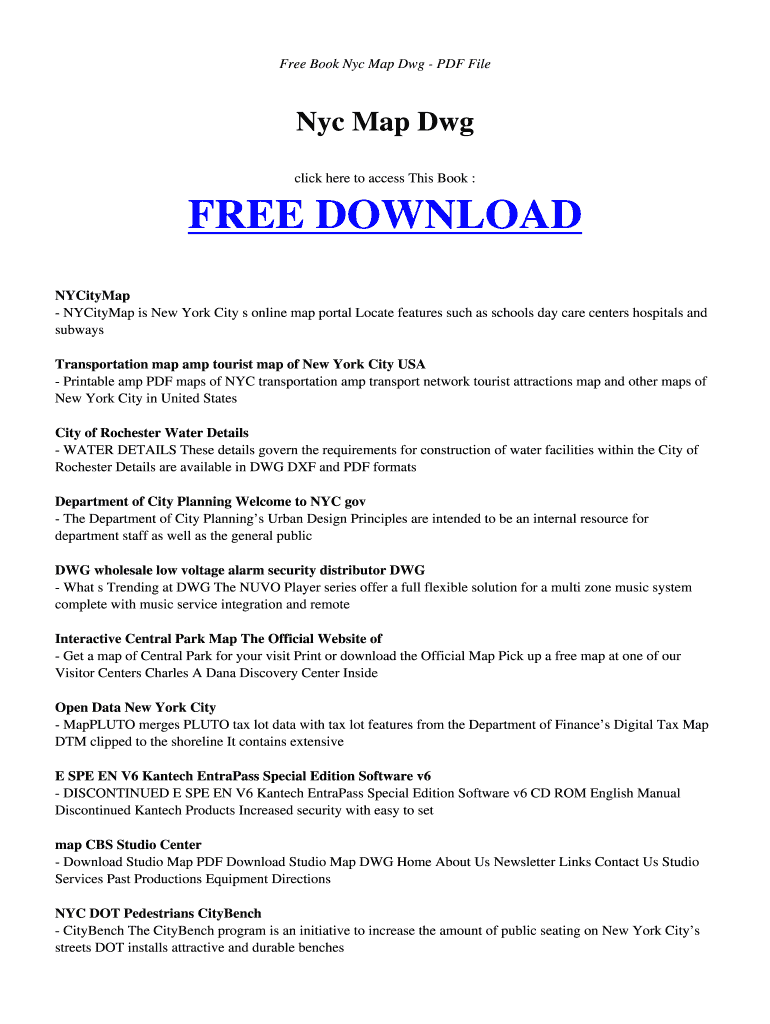 Fillable Online DOWNLOAD BOOK NYC MAP DWG PDF. DOWNLOAD BOOK NYC MAP ...
