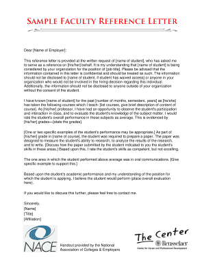 Reference letter from employer - Dear Name of Employer : This reference letter is provided at ... - RPI