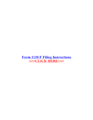 Fillable Online Form 1120 F Filing Instructions - WordPress.com Fax ...