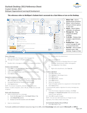 Outlook phone message template - This Template was designed to standardize IT Education s Reference Guides