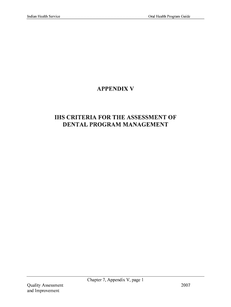 Fillable Online Assessment of Dental Program Management Safety Net