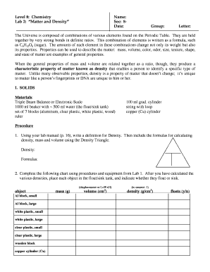 Fillable Online Level 8: Chemistry Fax Email Print - pdfFiller