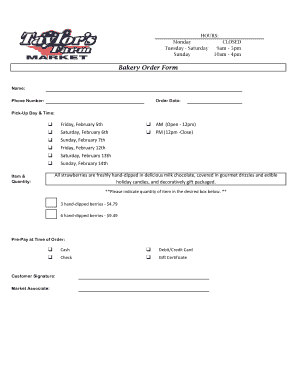 chocolate covered strawberry order form