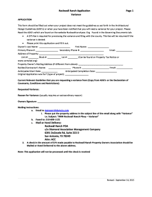 Fillable Online Rockwall Ranch Application Fax Email Print - pdfFiller