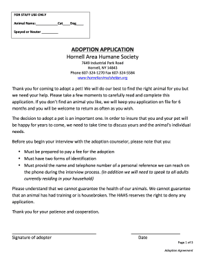 Hornell humane society