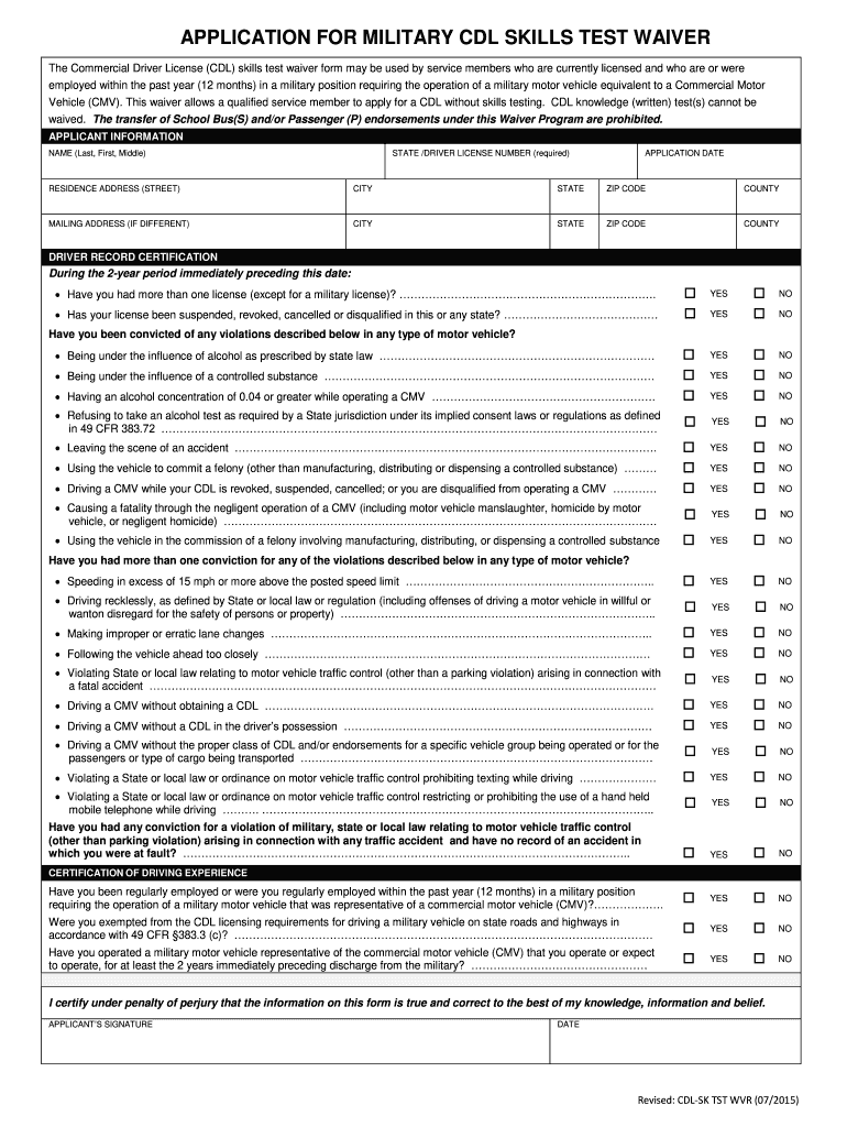 military cdl waiver georgia Preview on Page 1