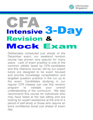 Fillable Online CFA Revision Brochure v3Oct2014 Fax Email Print - pdfFiller