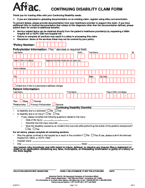 aflac disability assert variety toward Obtain within Phrase PDF graphic regarding Aflac Printable Claim Forms identified as aflac disability declare kind in direction of Obtain within just Phrase PDF