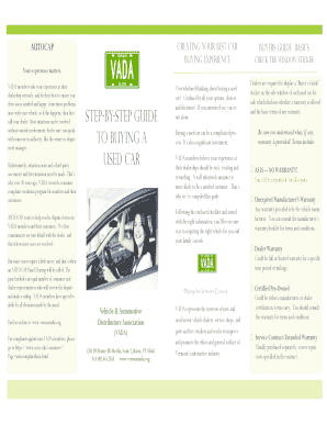 Fillable Online Creating Your Best Car Fax Email Print - pdfFiller