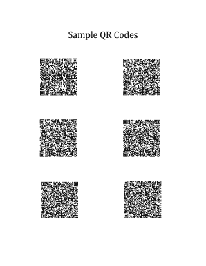 Fillable Online Sample QR Codes Fax Email Print - pdfFiller