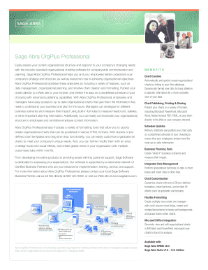 Sage Abra OrgPlus Professional