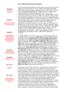 Fillable Online Cms 1500 claim form free template - n8i5.nicholsvictor ...