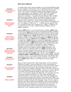 Fillable Online Qdro form california Fax Email Print - pdfFiller