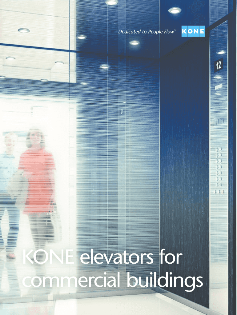 Fillable Online KONE elevators for Fax Email Print pdfFiller