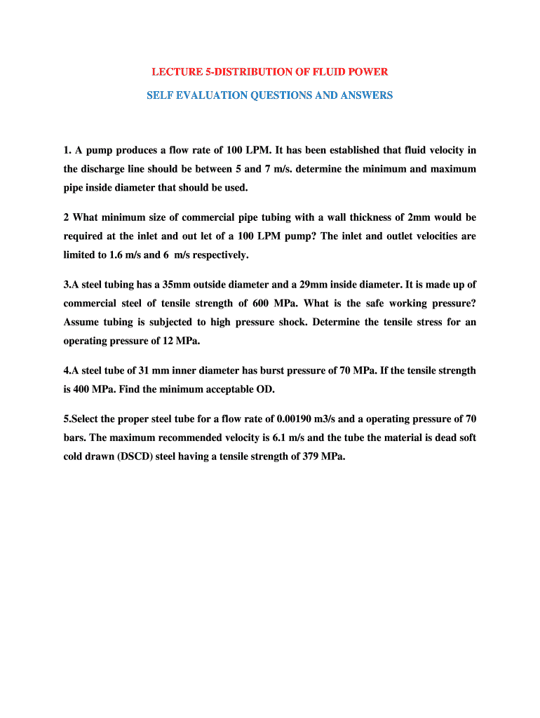 Fillable Online NPTEL Mechanical Engineering Fluid Power Control