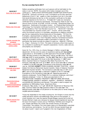 Fillable Online Ky tax exempt form 2017 - ycpq2.glamourings.com Fax ...