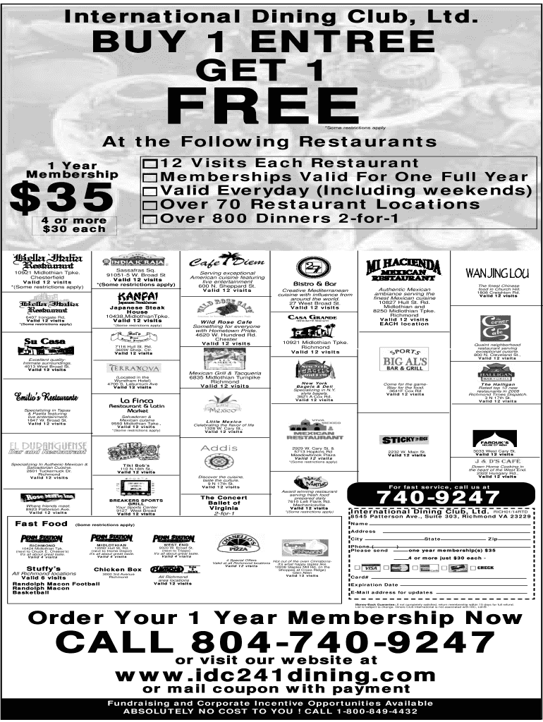 Fillable Online To Get A Printable List Of These Participating ...