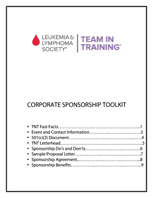 the corporate sponsorship toolkit