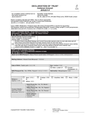 Fillable Online Hlb Dot Trilingual V2017 Hong Leong Bank Fax