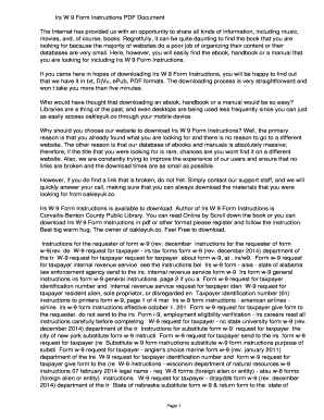 w 9 form instructions pdf