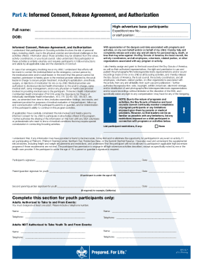 bsa medical form