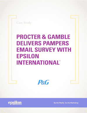 Fillable Online PROCTER &amp; GAMBLE Fax Email Print - pdfFiller