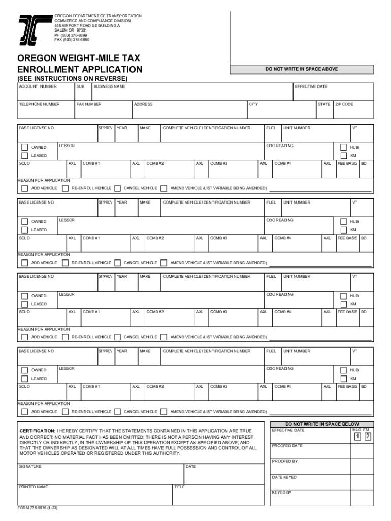 oregon weight receipt and tax identifier Preview on Page 1