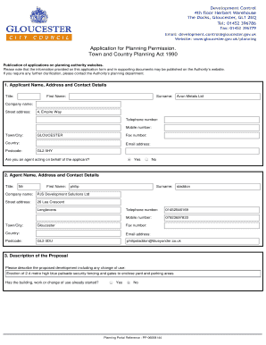 UK Planning Permission Application