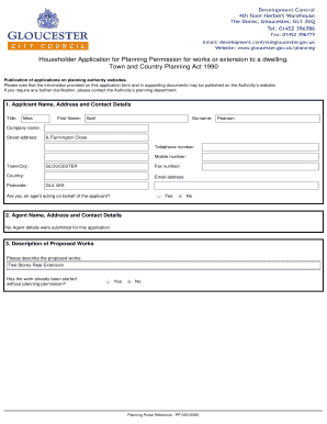 Householder Application for Planning Permission