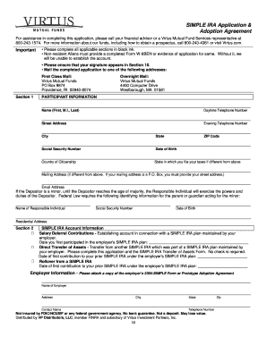 SIMPLE IRA Disclosure Statement & Custodial Account Agreement