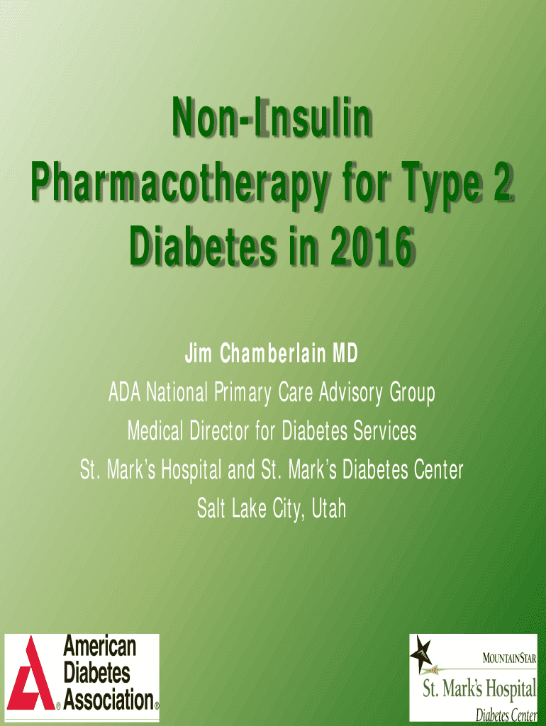 Fillable Online Non-Insulin Fax Email Print - pdfFiller