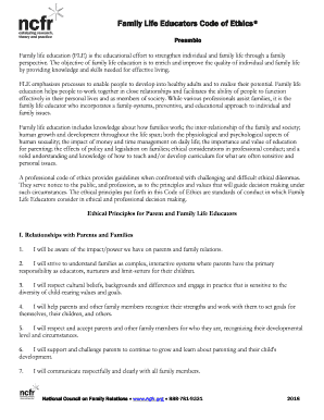 family life education fle is the educational effort