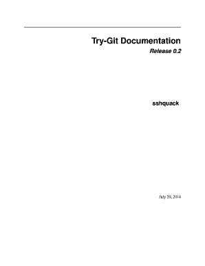 Fillable Online Try-Git Documentation Fax Email Print - pdfFiller