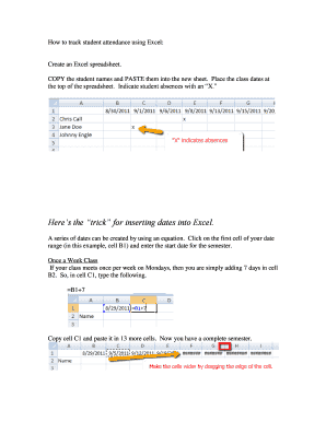online attendance sheet