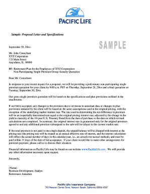 Printable Sample Quotation Proposal Letter Fill Out Download