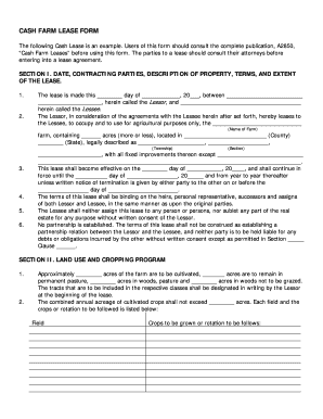 CASH FARM LEASE FORM - Crawford County - crawford uwex