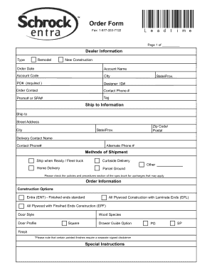 Order Form