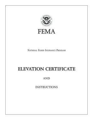 National Flood Insurance Program Elevation Certificate