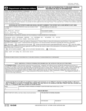 Request and Authorization to Release Medical Records