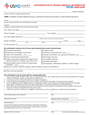 Authorization to Release Medical Information