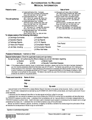 Authorization to Release Medical Information