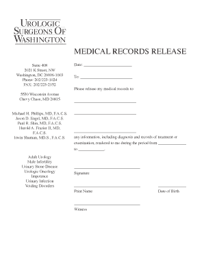 Medical Records Release Form