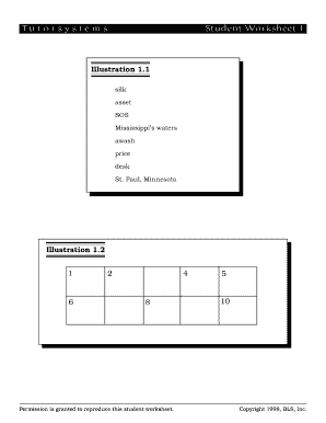 Tutors Systems Student Worksheet