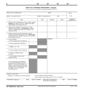 5501 form - DA FORM 5501, MAY 2013 - NCOguide.com