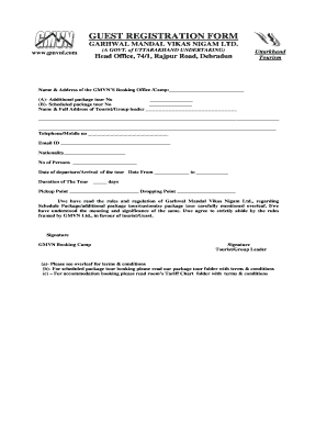 Guest Registration Form