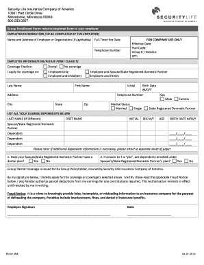 Group Enrollment Form