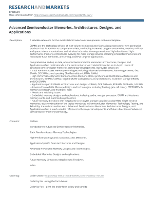 Advanced Semiconductor Memories Brochure