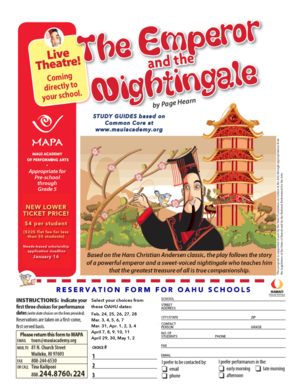 Oahu School Reservation Form