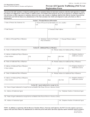 PACT Act Registration Form