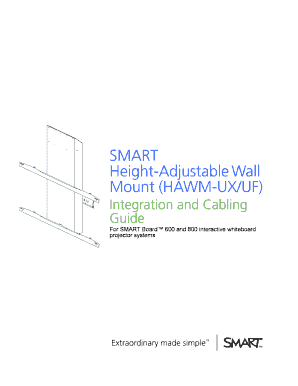 SMART Height-Adjustable Wall Mount Guide